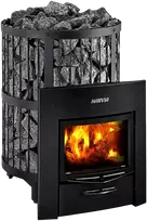Malkinė pirties krosnelė - HARVIA Legend 240 Duo, juoda
