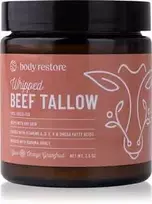 Body Restore Whipped Beef Tallow Balm Oranžinis Grapefruit