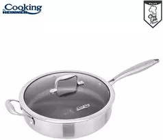 Cooking By Heinner Heinner GILUS KEPTUVAS SU DANGČIU, 24x6,5 CM, TITANIUM 3, HEINER GAMINTOJAS