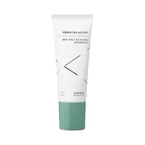 Amos Professional - Žaliosios arbatos aktyvusis jūros druskos šampūnas nuo pleiskanų - žalias - 150 ml