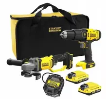 Stanley V20 18V įrankių rinkinys su baterijomis