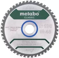 Pjovimo diskas Metabo FZ/FA STEEL CUT/SANDWICH PANEL CLASSIC; 190x30x48 mm; 4°
