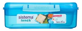 Sistema 1,65 l Bento pietų butelis, mėlynas