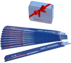 Tiesinio pjūklo pjūkleliai BOSCH Thick Tough Metal S1155 CHC, 10 vnt. su priedu