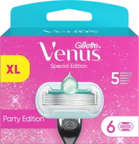 Gillette Venus Party Edition Skustuvo Keičiamos Galvutės, 6 vnt.