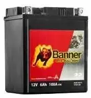 Banner 6Ah Bike Bull AGM 12V 75A akumuliatorius 114x71x131mm