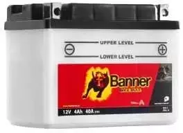 Banner 4Ah Bike Bull 12V 40A akumuliatorius 120x70x92mm