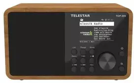 „Telestar“ radijas TELESTAR TOP 200 medinis daugiafunkcis radijas stacionarus radijas