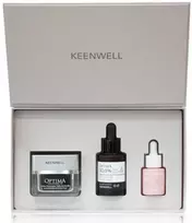 KEENWELL SNOW DROPS - OPTIMA Rinkinys (kremas nuo raukšlių 50 ml, serumas 30 ml, paakių gelis 20 ml)