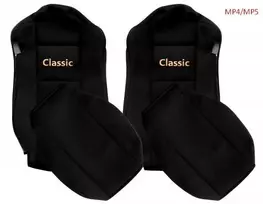 Sėdynių užvalkalai Mercedes Benz MP4/MP5 PS31 Juodas (CLASSIC)