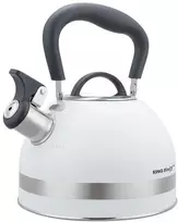 King Hoff Virdulys su gwizdkiem, 1.8l, stali nierdzewnej, balta, kinghoff, kh-1852
