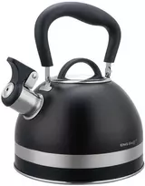 King Hoff Švilpiantis virdulys, 1,8 l, nerūdijančio plieno, juodas, kinghoff, kh-1858