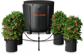 Spider Farmer automatinė laistymo sistema su 13 galonų kibiru, 25 W pompa, 8 lašintuvais, SF-Drip-Irrigation-Set