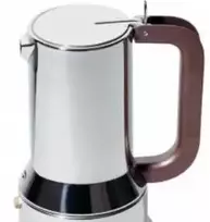 Alessi 9090, Moka kavinukas, 0.3 L, Nerūdijantis plienas, Nerūdijantis plienas, 6 cups, 125 mm