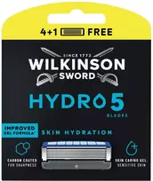 Wilkinson Sword Wilkinson „Hydro 5“ odos drėkinimo kasetė su 5 ašmenimis (5 vnt.)