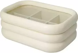 Home Styling Collection Arbatinukas su užapvalintais kraštais ir stikliniu dangteliu, 9 cm