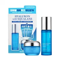 Skin627 Hialurono rūgšties ir skvalano rinkinys veido serumui 50 ml + veido kremui 50 g + lakštinėms kaukėms 3 x 22 ml