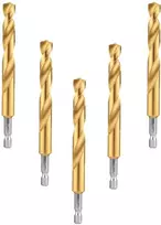 Proedge Grąžtas metalui Milwaukee SHOCKWAVE Raudonas; HSS-G Ti; HEX; 11 mm; 5 vnt.