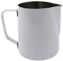 Rhinowares Barista Pro pieno ąsotis - baltas 600 ml