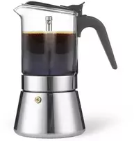 Fissman Kavinukas espreso kavai virti 360 ml 9 porcijoms (nerūdijantis plienas + stiklas)