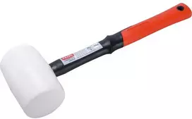 Neatšokantis guminis plaktukas su plastmasine rankena, baltas 910 g EXTOL PREMIUM 8811115