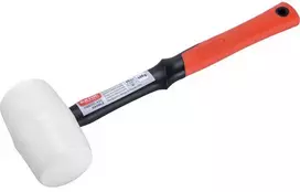 Neatšokantis guminis plaktukas su plastmasine rankena, baltas 480 g EXTOL PREMIUM 8811113