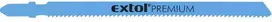 Pjūkliukai el. siaurapjūkliui, plastikui-metalui, 5 vnt. 106 mm, laikiklis BOSCH tipo, BiMetal EXTOL PREMIUM 8805205
