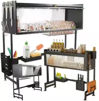 Organizatorius indams, lėkštėms ir stalo įrankiams 85 cm