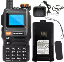 Trumpojo nuotolio racija baofeng uv-k61 pro, didelis veikimo nuotolis iki 30 km, žibintuvėlis, 2600 mah