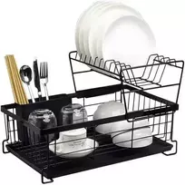 Ruhhy two-level dish drying rack