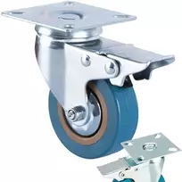 Baldų ratukas su stabdžiu 100 mm