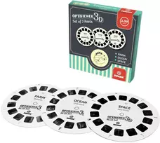 Svoora retro 3D akinių diskų papildymas B, 3 vnt.