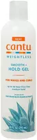 Cantu Weightless Smooth + Hold Agave Hair Styling Gel Minkštinantis ir glotninantis Medium Hold, 295 ml