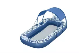 Bestway Pripučiamas čiužinys su tinkleliu ir stogeliu