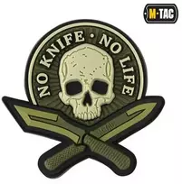 M-Tac Patch No Knife - No Life 3D PVC Antsiuvas