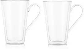 Bodum szklanki su podwójną ścianką 2 vnt. Canteen 0.4L Transparent