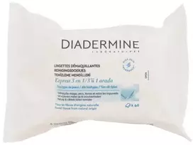 Diadermine Express Fresh 3-In-1 Valomasis Wipes