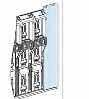 Schneider Electric Schneider „PrismaSet“ vertikalus galinis dangtelis, skirtas ISFL250/630 LVS03741