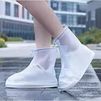 Sparco Vaivorykštės spalvos batų užvalkalai M (37-38) su užtrauktuku, balti