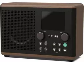 „Pure Classic H4“ skaitmeninis radijas, kavos, juodos/riešutmedžio spalvos, ES/JK