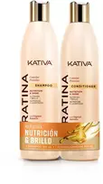 Kativa Keratina Kit Champú, 355 ml Acondicionador, 355 ml