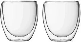 Bodum szklanki su podwójną ścianką 2 vnt. Pavina 0.25L Transparent