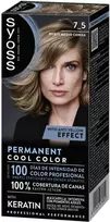 Syoss Permanent Cool Color 7,5-Rubio Medio Ceniza 1 U
