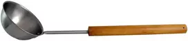 Pirties samtis SAUNIA, 45 cm, nerūd. plieno, tikmedžio rankenėlė