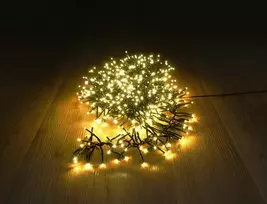 Elektrinė girlianda CLUSTER, 768 LED, IP44, 5,8 W, 31 V, šiltai balta, 4.5 m