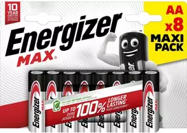 Elementai ENERGIZER Max , AA, LR06, 8 vnt
