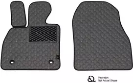 Eko odos kilimėliai QuiltyMats LIGIER JS50 nuo 2012m. (Pilka / pilkos siūlės)