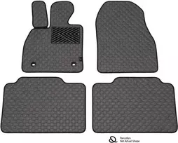 Eko odos kilimėliai QuiltyMats RENAULT LAGUNA 2007-2015m. (Pilka / pilkos siūlės)