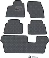 Eko odos kilimėliai QuiltyMats MAZDA CX-80 nuo 2024m. (7v., I, II ir III eilės) (Pilka / pilkos siūlės)