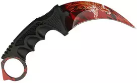 BSH CS:GO Karambit peilis Raudona Dragon